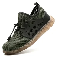 Obuwie robocze - Buty BHP robocze Soft "43" / 27 cm - zielone - miniaturka - grafika 1