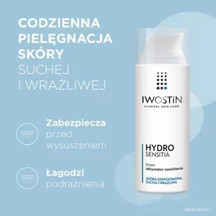 Sanofi Aventis SP. Z O.O. IWOSTIN HYDRO SENSITIA Krem aktywator nawilżenia 50ml - Kremy do twarzy - miniaturka - grafika 2