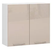 Szafki kuchenne - Nowoczesna szafka kuchenna cappuccino połysk W6-F04 - miniaturka - grafika 1