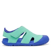 Buty dla dziewczynek - Sandały Reima Koralli 5400070A Zielony - miniaturka - grafika 1