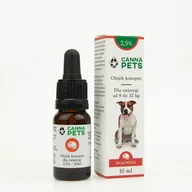 Pokarm dla ryb - Olejek konopny 2,5% dla zwierząt wołowina 10ml - miniaturka - grafika 1