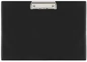 Przybory szkolne - Biurfol Klip A4 deska zamek na długim boku czarny - miniaturka - grafika 1