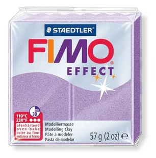Fimo GDD Grupa Dystrybucyjna Daccar Effect, masa termoutwardzalna, modelina, liliowa perłowa - Masy plastyczne - miniaturka - grafika 1