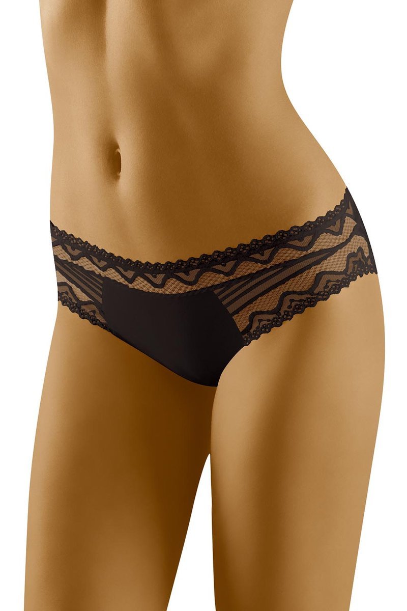 Wol-Bar Eco-Bo czarny M Majtki figi