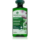 Szampony do włosów - Farmona Herbal Care Burdock szampon do przetłuszczającej się skóry głowy i suchych końcówek 330 ml - miniaturka - grafika 1