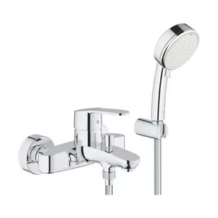 Grohe jednouchwytowa bateria wannowa bateria Eurostyle C 33592 z uchwytem ściennym chrom zestaw 3359220A - Akcesoria do armatury i ceramiki - miniaturka - grafika 2