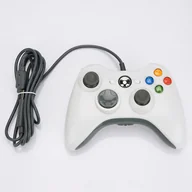 Akcesoria do Xbox - Przewodowy gamepad do konsoli XBOX360 — biały - miniaturka - grafika 1