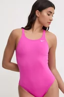 Stroje kąpielowe - Nike jednoczęściowy strój kąpielowy kolor różowy miękka miseczka - miniaturka - grafika 1