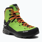 Buty trekkingowe męskie - Buty trekkingowe męskie Salewa MTN Trainer 2 Mid GTX zielone 00-0000061397 - miniaturka - grafika 1