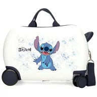 Walizki - Joumma Disney Happy Stitch Walizka dziecięca Biały 45x31x20 cms Sztywny ABS 24,6L 1,8 kg 2 Koła Bagaż Ręczny, Biały, walizka dziecięca - miniaturka - grafika 1