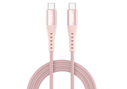 Kable USB - Jinya TechLink USB-C To C Cable 1,8m - kabel USB-C (różowy) - miniaturka - grafika 1