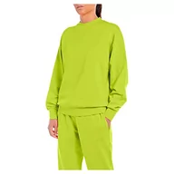 Bluzy damskie - Replay Bluza damska, 636 limonkowa zieleń, XL - miniaturka - grafika 1