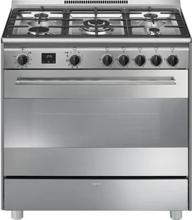 Kuchenka gazowo-elektryczna SMEG BG91PX2 - Kuchenki gazowo-elektryczne - miniaturka - grafika 1