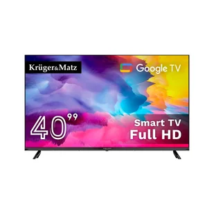 Telewizor Kruger&Matz 40" FHD Google TV 5.0, DVB-T2/S2/T/C H.265 HEVC - Telewizory - miniaturka - grafika 1