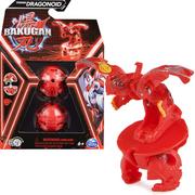 Figurki dla dzieci - Bakugan Titanium Dragonoid Czerwona Figurka Bitewna Transformująca + Karty - miniaturka - grafika 1