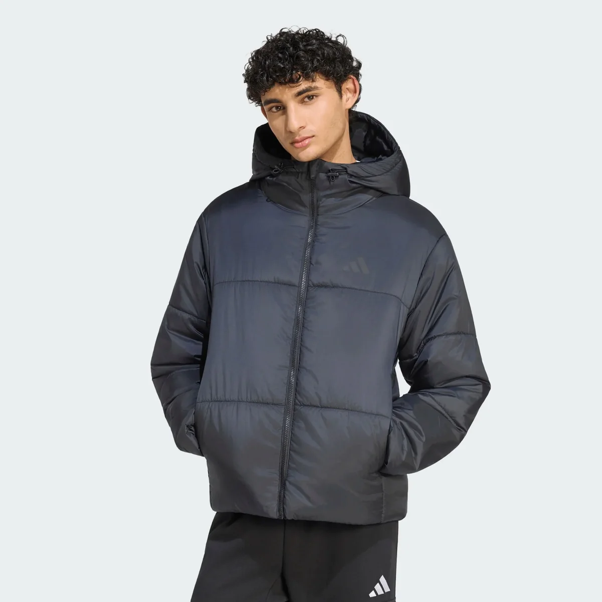 Kurtka Męska Adidas Utrzymująca Ciepło Sportowa Z Kapturem KS6446 r. XL