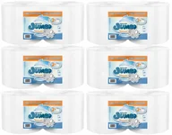 Papier toaletowy - Czyściwo papierowe 2R SŁONIK JUMBO PROFESSIONAL BIAŁE 650 list 2W - 12 Rolek - miniaturka - grafika 1