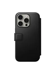 Nomad Modern Leather Folio - black - iPhone 15 Pro - Etui i futerały do telefonów - miniaturka - grafika 1