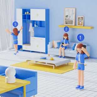 Imilab Kamera wewnętrzna do monitoringu niania elektroniczna C22 - Kamery IP - miniaturka - grafika 11