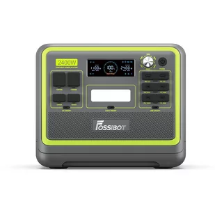 Przenośna Stacja Zasilania FOSSiBOT F2400 2048Wh/2400W Generator Słoneczny, Szybkie Ładowanie w 1,5 Godziny, UE - Zielona - Akumulatory ogólnego zastosowania - miniaturka - grafika 3