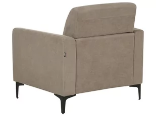 Fotel beżowoszary FENES - Fotele - miniaturka - grafika 4