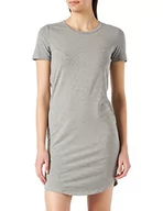Sukienki - Noisy may Sukienka damska NMSIMMA S/S Dress S, Light Grey Melange, XS - miniaturka - grafika 1