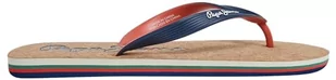 Pepe Jeans Męskie klapki Hawi Sun, niebieskie (granatowe), 46 EU, niebieski (Blue Navy), 46 EU - Klapki i japonki męskie - miniaturka - grafika 1