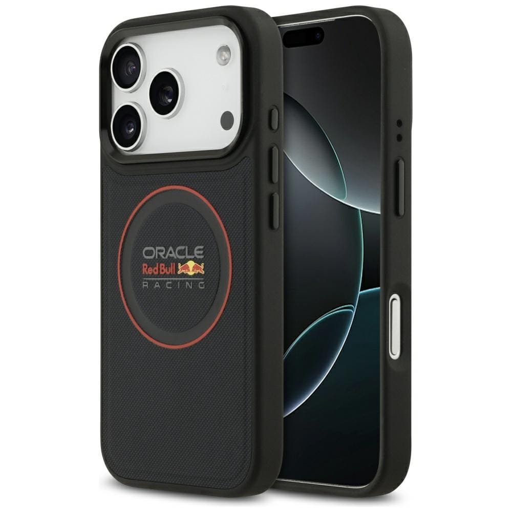 Etui Red Bull Meshed Red Ring & Metal Buttons MagSafe do iPhone 17 Pro granatowy