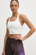 Koszulki sportowe damskie - Reebok top treningowy LUX Collection kolor beżowy 100205821 - miniaturka - grafika 1