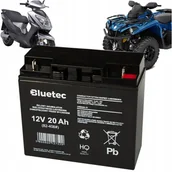 Części motocyklowe - AKUMULATOR ŻELOWY AGM 12V 20Ah ALARM UPS ZABAWKI - miniaturka - grafika 1