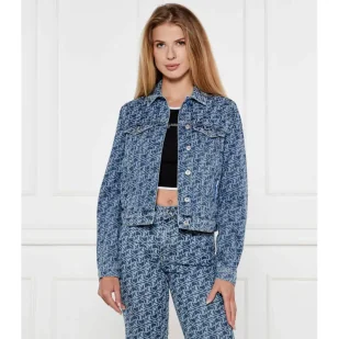 Karl Lagerfeld Jeans Jeansowa kurtka Regular Fit - Kurtki damskie - miniaturka - grafika 1