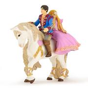 Figurki dla dzieci - Papo Figurka Książę i Księżniczka na koniu - miniaturka - grafika 1