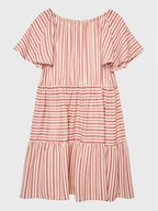Sukienki i spódniczki dla dziewczynek - United Colors Of Benetton Sukienka letnia 4UCTCV014 Różowy Regular Fit - miniaturka - grafika 1
