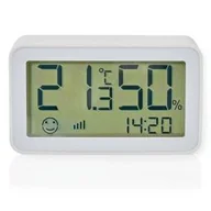 Termometry domowe - Nedis SmartLife Zigbee 3.0 ZBSC30WT - miniaturka - grafika 1