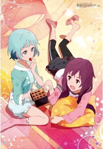 Plakat Anime The Rolling Girls trg_002 A2 (custom)