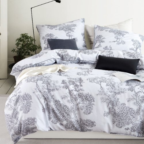 POŚCIEL 140x200 DZIECIĘCA BAWEŁNIANA MŁODZIEŻOWA 100% BAWEŁNA KOMPLET DRZEW