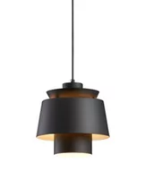 Lampy sufitowe - Herning Black - nowoczesna lampa wisząca czarna Herning Black - miniaturka - grafika 1