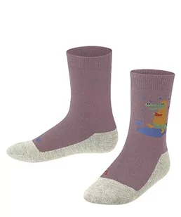 FALKE Skarpety dziecięce, uniseks, Active Crocodiles, żywa wełna Lyocell, cienkie, oddychające, 1 para, czerwone (Brick 8770), 35-38, czerwony (Brick 8770), 35-38 - Skarpetki damskie - miniaturka - grafika 1