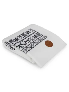 Niemowlęcy kocyk 90x90 Reindeer kremowy Ceba Baby - Koce i narzuty dla dzieci - miniaturka - grafika 1