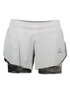 Spodnie sportowe damskie - Reebok Szorty sportowe "Combat" w kolorze szarym - miniaturka - grafika 1