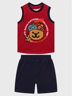 Spodenki damskie - Guess Komplet top i szorty materiałowe I3GG13 K8HM0 Kolorowy Regular Fit - miniaturka - grafika 1