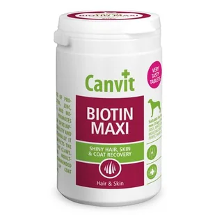 CANVIT BIOTIN MAXI FOR DOGS 230g - Suplementy i witaminy dla psów - miniaturka - grafika 1