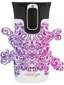 Kubki termiczne - Kubek termiczny Contigo West Loop Mini 300ml - Glamour - Biały Metalik - miniaturka - grafika 1