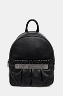 Plecaki - Love Moschino plecak damski kolor czarny duży gładki JC4290PP0L - miniaturka - grafika 1