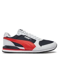 Sneakersy męskie - Sneakersy Puma St Runner V3 384640-21 Granatowy - miniaturka - grafika 1