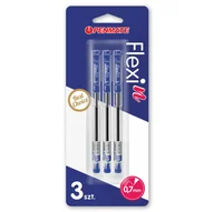 Długopisy - PENMATE Długopis Flexi N niebieski 3szt PENMATE - miniaturka - grafika 1