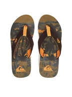Klapki i japonki męskie - Quiksilver Japonki Molokai Layback AQYL101339 Zielony - miniaturka - grafika 1