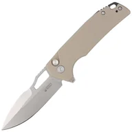 Noże - Nóż składany Kubey Knife RDF Tan G10, Bead Blasted AUS-10 by HYDRA Design (KU316D) - miniaturka - grafika 1