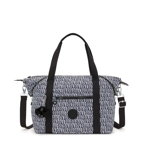 Kipling ART Medium Tote, Tote, Holiday Waves, Niebieski