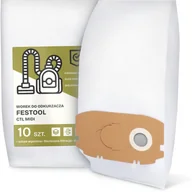 Worki do odkurzaczy - 10x Worek do Odkurzacza Festool Ctl MIDI Pojemny Odporny Duży Worki G9-W - miniaturka - grafika 1